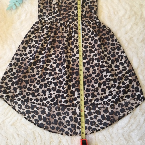 Xhilaration leopard/cheetah print dress S - Picture 5 of 8